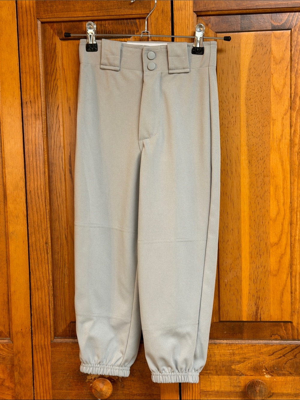 Rawlings Light Gray Youth Unisex Athletic Joggers Baseball Pant Small